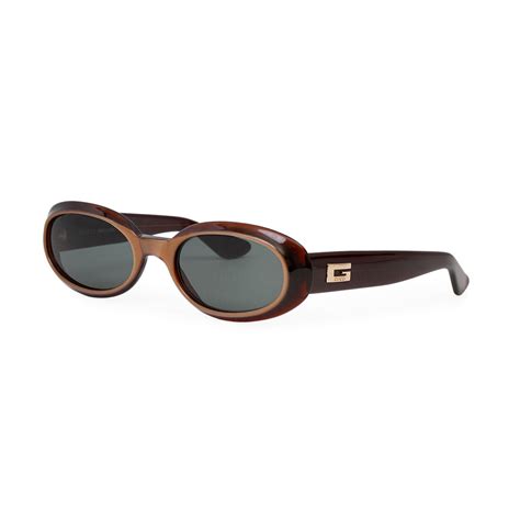 gucci gg 2419 s|Gucci Vintage GG 2419/N/S G5S Brown Amber Oval Sunglasses .